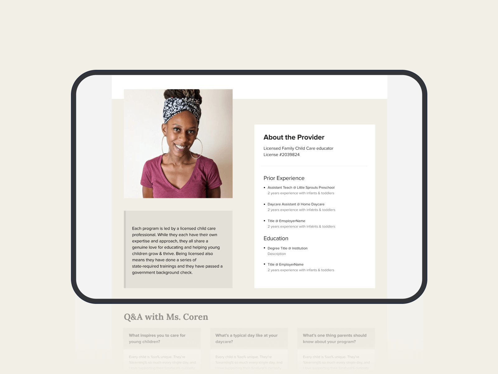 NeighborSchools mobile screen